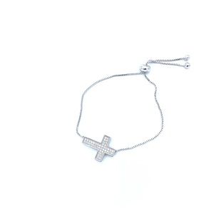 Pull Cord Cross Bracelet